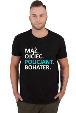 Policjant. Prezent dla Policjanta. Koszulka dla Policjanta