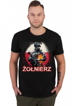 Wojskowy. Prezent dla Żołnierza. Prezent dla Wojskowego. Koszulka dla Żołnierza