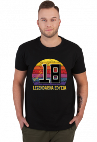 18 Legendarna Edycja - Koszulka męska na osiemnastkę