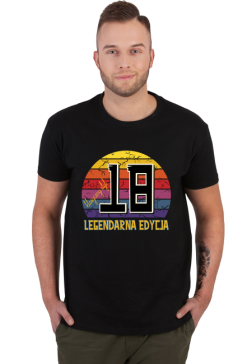 18 Legendarna Edycja - Koszulka męska na osiemnastkę
