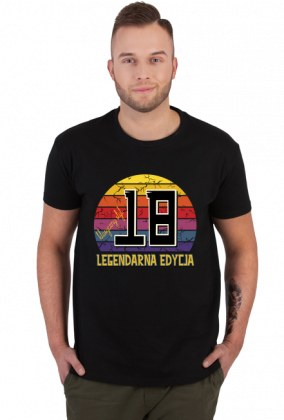 18 Legendarna Edycja - Koszulka męska na osiemnastkę