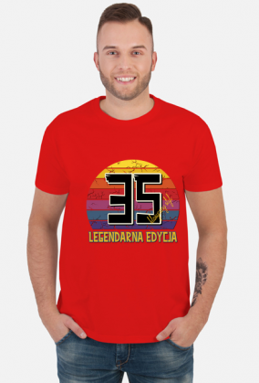 35 Legendarna Edycja - Koszulka męska na trzydzieste piąte urodziny