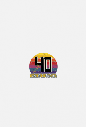 40 Legendarna Edycja - Koszulka damska na czterdzieste urodziny