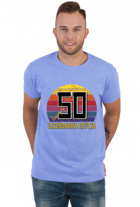 50 Legendarna Edycja - Koszulka męska na pięćdziesiąte urodziny