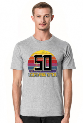 50 Legendarna Edycja - Koszulka męska na pięćdziesiąte urodziny