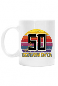 50 Legendarna Edycja - Kubek na pięćdziesiąte urodziny