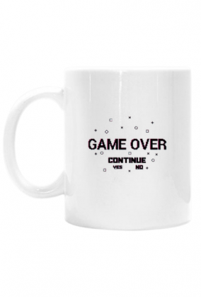 Kubek Game Over biały