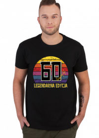 60 Legendarna Edycja - Koszulka męska na sześćdziesiąte urodziny