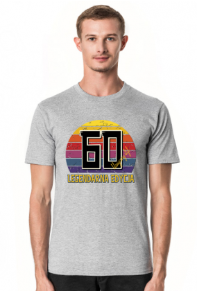 60 Legendarna Edycja - Koszulka męska na sześćdziesiąte urodziny