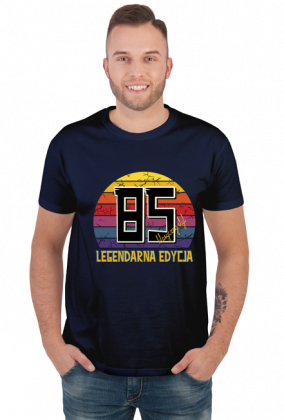 85 Legendarna Edycja - Koszulka męska na osiemdziesiąte piąte urodziny