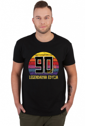 90 Legendarna Edycja - Koszulka męska na dziewięćdziesiąte urodziny