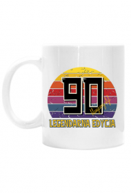 90 Legendarna Edycja - Kubek na dziewięćdziesiąte urodziny