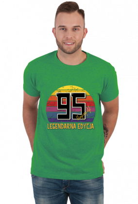 95 Legendarna Edycja - Koszulka męska na dziewięćdziesiąte piąte urodziny