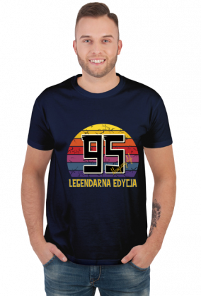95 Legendarna Edycja - Koszulka męska na dziewięćdziesiąte piąte urodziny