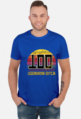 100 Legendarna Edycja - Koszulka męska na setne urodziny