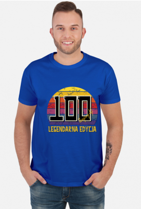100 Legendarna Edycja - Koszulka męska na setne urodziny