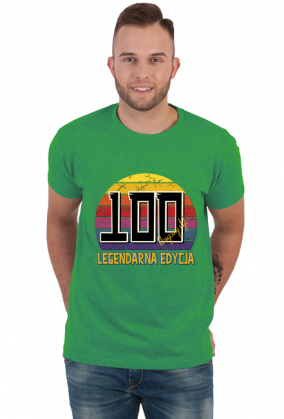 100 Legendarna Edycja - Koszulka męska na setne urodziny