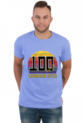 100 Legendarna Edycja - Koszulka męska na setne urodziny