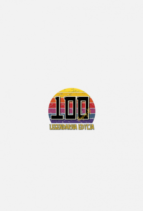 100 Legendarna Edycja - Koszulka damska na setne urodziny