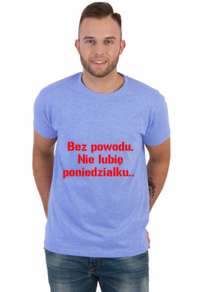 Nie lubię poniedziałku. Modny T-shirt, szkoła