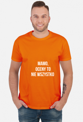 Oceny to nie wszystko, modny T-shirt, szkoła