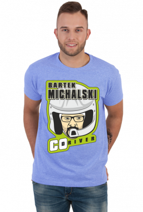 T-Shirt Green New Logo - Bartek Michalski Rally Co-Driver