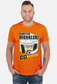 T-Shirt Orange New Logo - Bartek Michalski Rally Co-Driver