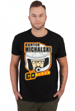 T-Shirt Orange New Logo - Bartek Michalski Rally Co-Driver