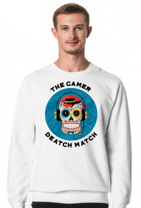 The Gamer Deatch Match - Bluza gamingowa męska