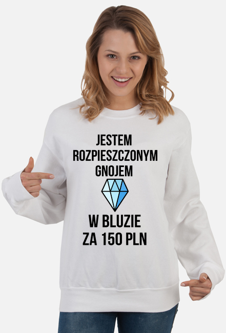 Rozpieszczona | Bluza Damska