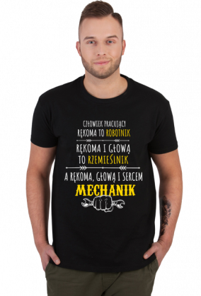 Mechanik. Prezent dla Mechanika. Koszulka dla Mechanika