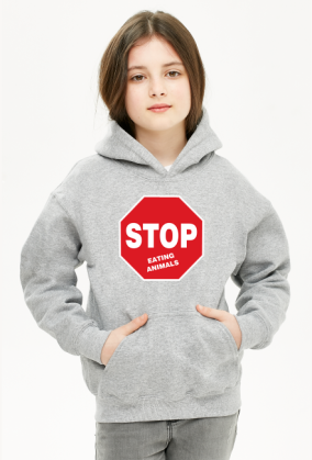 Stop Eating Animals Sweatshirt Child