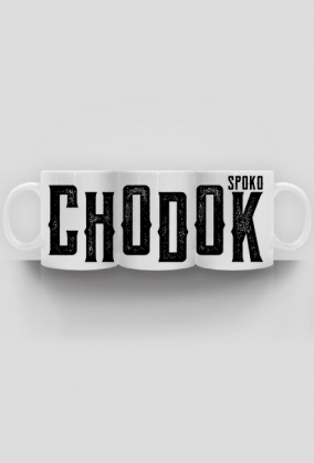 Spoko Chodok - Kubek biały z napisem