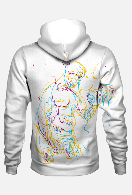 Bluza Męska z kapturem - Bicepsy