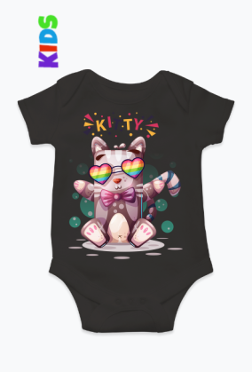 Body Dziecięce Happy Kitty
