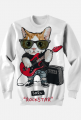 Bluza bez kaptura - Rock Cat BornStar