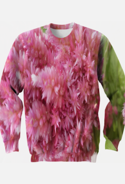 Bluza różowo-zielona