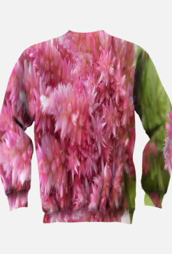 Bluza różowo-zielona