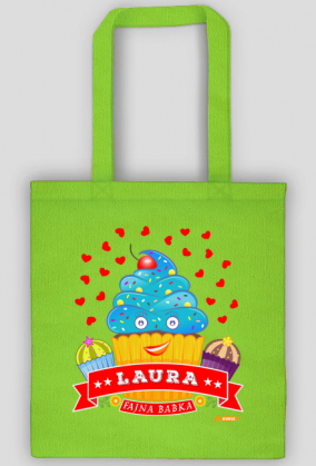 Laura Fajna Babka - Torba na zakupy z imieniem