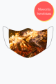 Maseczka z motywem - ogień