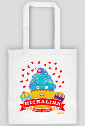 Michalina Fajna Babka - Torba na zakupy z imieniem