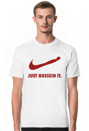 White T Shirt Sadam Hussein Meme