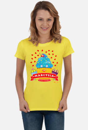 Marcysia Fajna Babka - Koszulka damska z imieniem