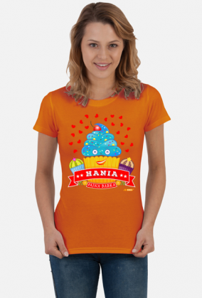 Hania Fajna Babka - Koszulka damska z imieniem