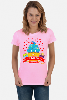 Hania Fajna Babka - Koszulka damska z imieniem