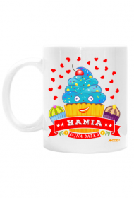 Hania Fajna Babka - Kubek biały z imieniem