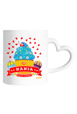 Hania Fajna Babka - Kubek z sercem i imieniem