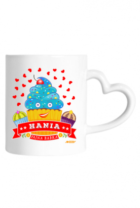 Hania Fajna Babka - Kubek z sercem i imieniem