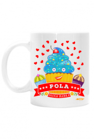 Pola Fajna Babka - Kubek biały z imieniem