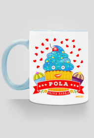 Pola Fajna Babka - Kubek kolor z imieniem